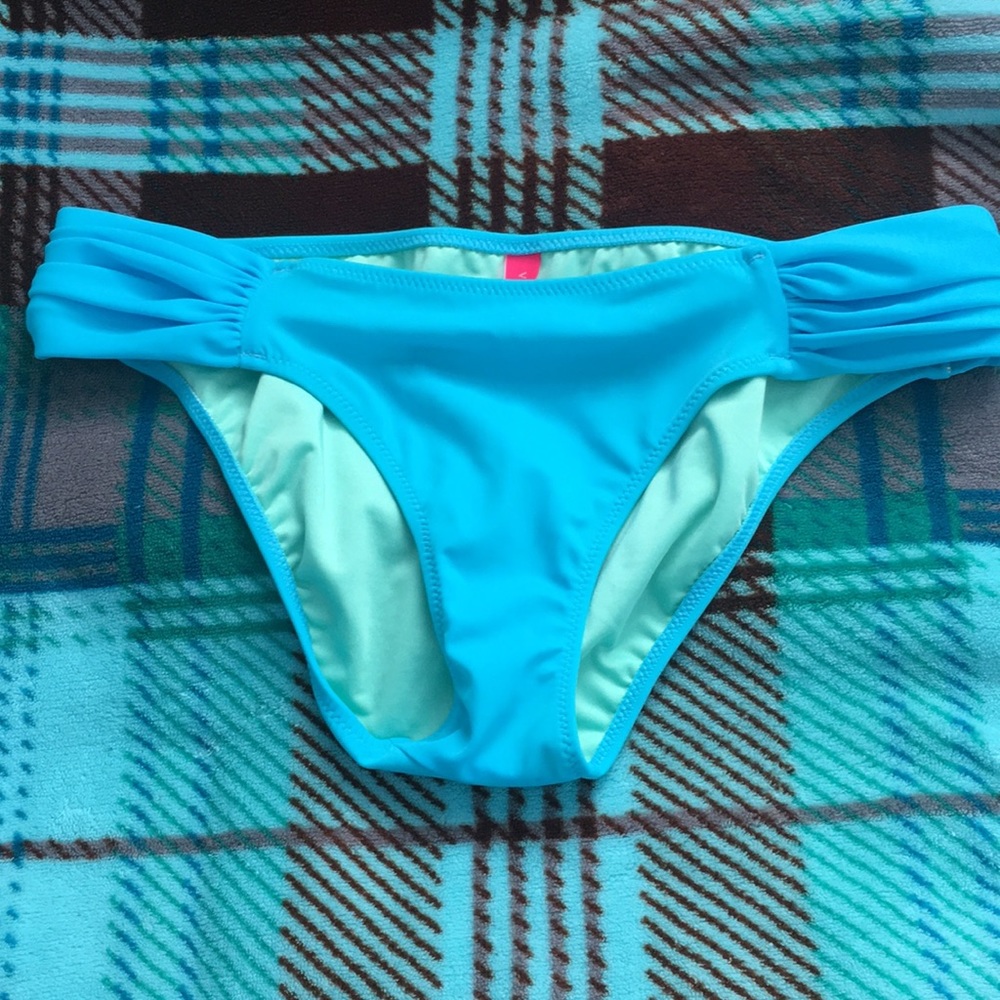 Teal blue bikini bottom